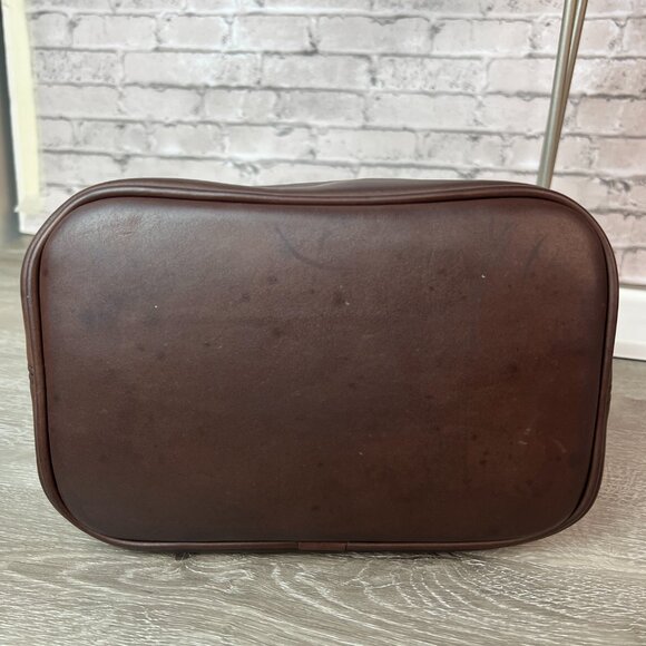 Vintage Old COACH 4145 Soho Bag/Handbag Shoulder Bag Dark Brown Leather Good - Picture 5 of 8